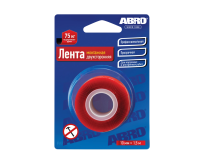 Лента двухсторонняя монтажная прозрачная (10 мм х 1,51 м)