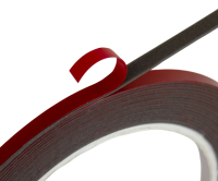 Лента двухсторонняя на вспененной акриловой основе серая (06 мм х 5 м)