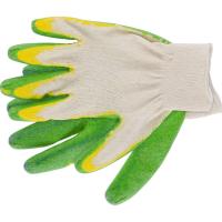 Перчатки х/б с двойным латексным покрытием