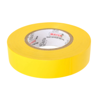 Изолента, ПВХ, 15 мм*20 м, 150 мкм, 5Кв, желтая, Милен