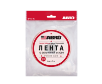 Лента двухсторонняя на вспененной PE основе белая Премиум (06 мм х 5 м)