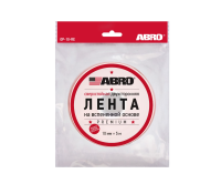 Лента двухсторонняя на вспененной PE основе белая Премиум (10 мм х 5 м)